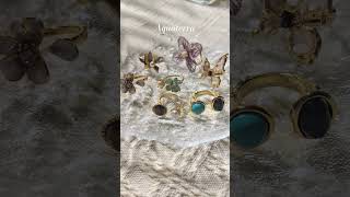 POV: Your jewelry tray is prettier than your to-do list. #oceaninspired#uniquejewelry#pearlring