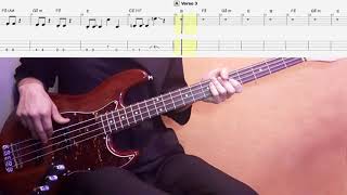 Jason Mraz - I'm Yours (Bass Cover with tab) Resimi