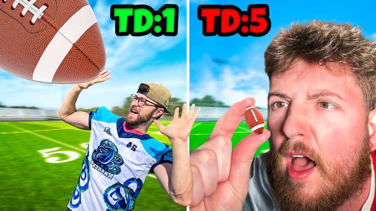 Everytime You Score the Football gets SMALLER! - YouTube