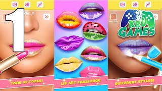 Lip Art Makeup Artist Gameplay Walkthrough #1 (Android, IOS) screenshot 2