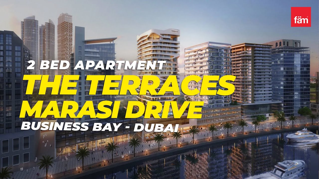 Amazing 2 Bed Apartment in The Terraces Marasi Drive, Business Bay - Dubai