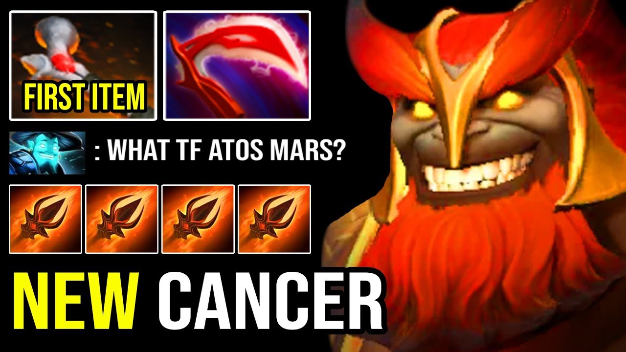 NEW Mars in 7.23 is Absolutely Broken! Crazy Meta First Item Atos + IMBA God's Rebuke 1 Shot ALL