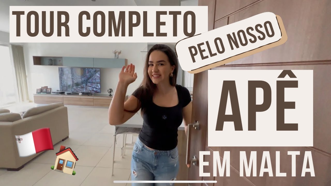 Tour pelo nosso APARTAMENTO em MALTA | Vida na Europa
