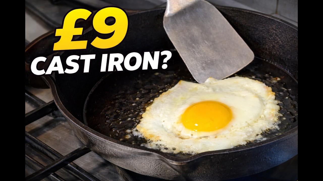 Cheap Cast Iron Pan Egg Test (Non Stick Results!)