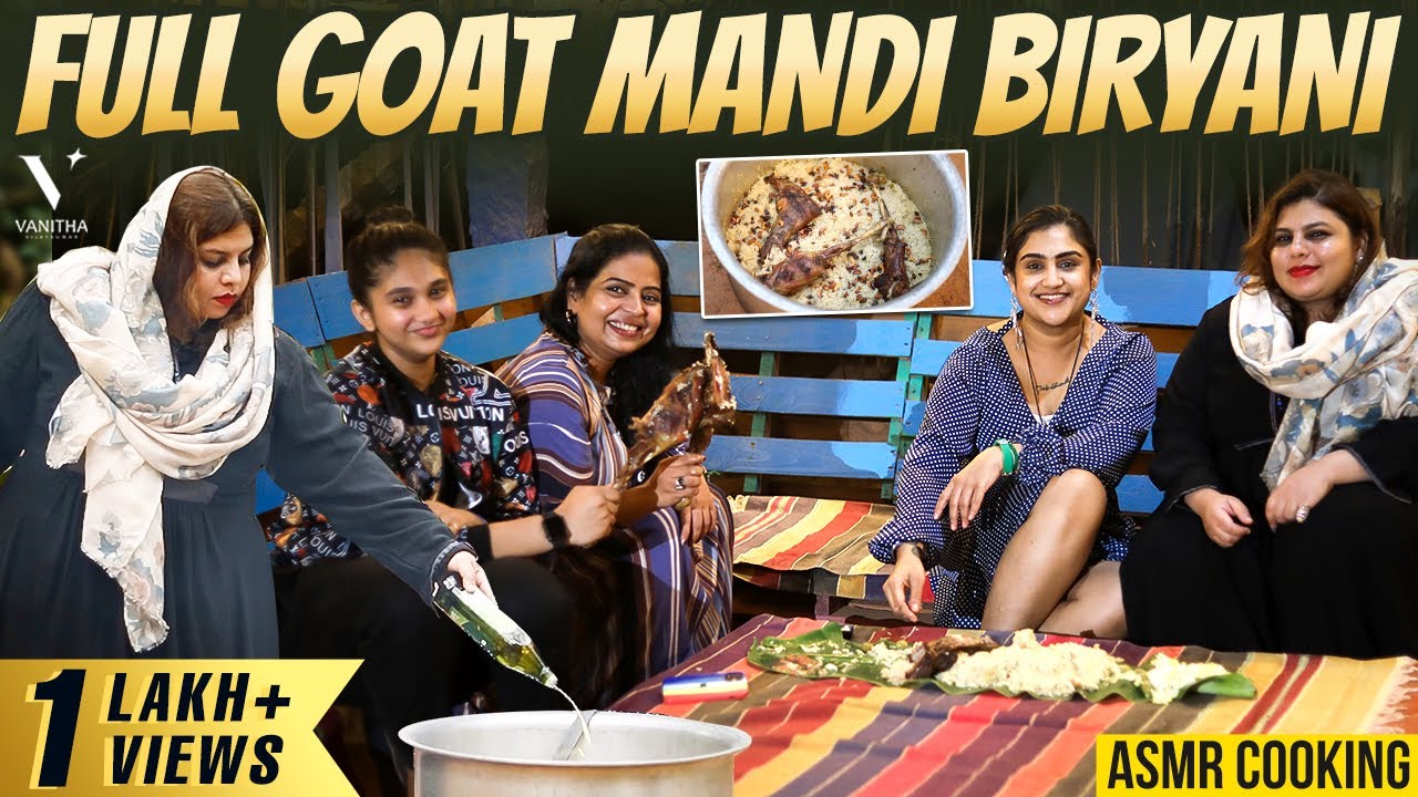 Full Goat Mandi Biryani🥩🍲 | Mutton Biryani | Outdoor Cooking | 