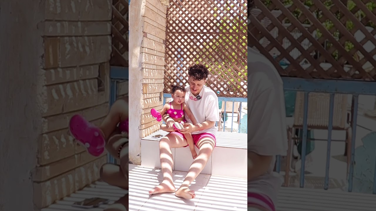لما ماسه وحور يعرفوا انهم رايحين البحر 😂♥️