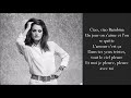 Ciao Ciao Bambina - Dalida - (Lyrics - 1959)