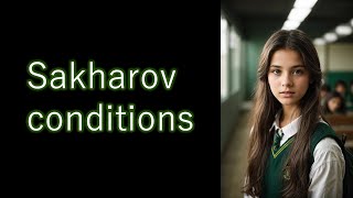 Fundamental forces in the early universe | Baryogenesis and Sakharov conditions