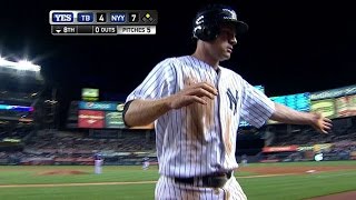 TB@NYY: Ichiro hits an RBI double to pad the lead