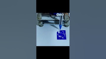 Arduino CNC plotter Drawing 😍 #lion_tech_electronics #arduino #shorts