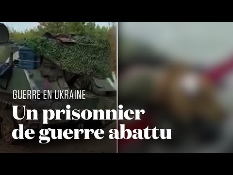 Ukraine : une vidéo montre des soldats abattre un prisonnier russe