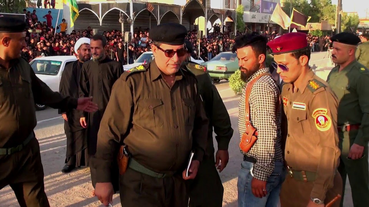 تشابيه استشهاد السيد الشهيد محمد محمد صادق الصدر  ونجليه(قدس) في موكب شهيد الجمعه الحسيني أهالي سوق