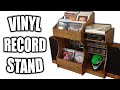 DIY Vinyl Record Stand & Media Center 🛠️