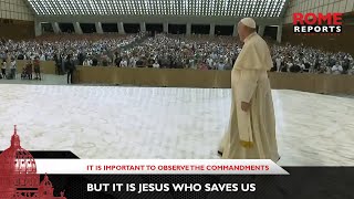 Pope Francis explains the role of the Law before and after Christ