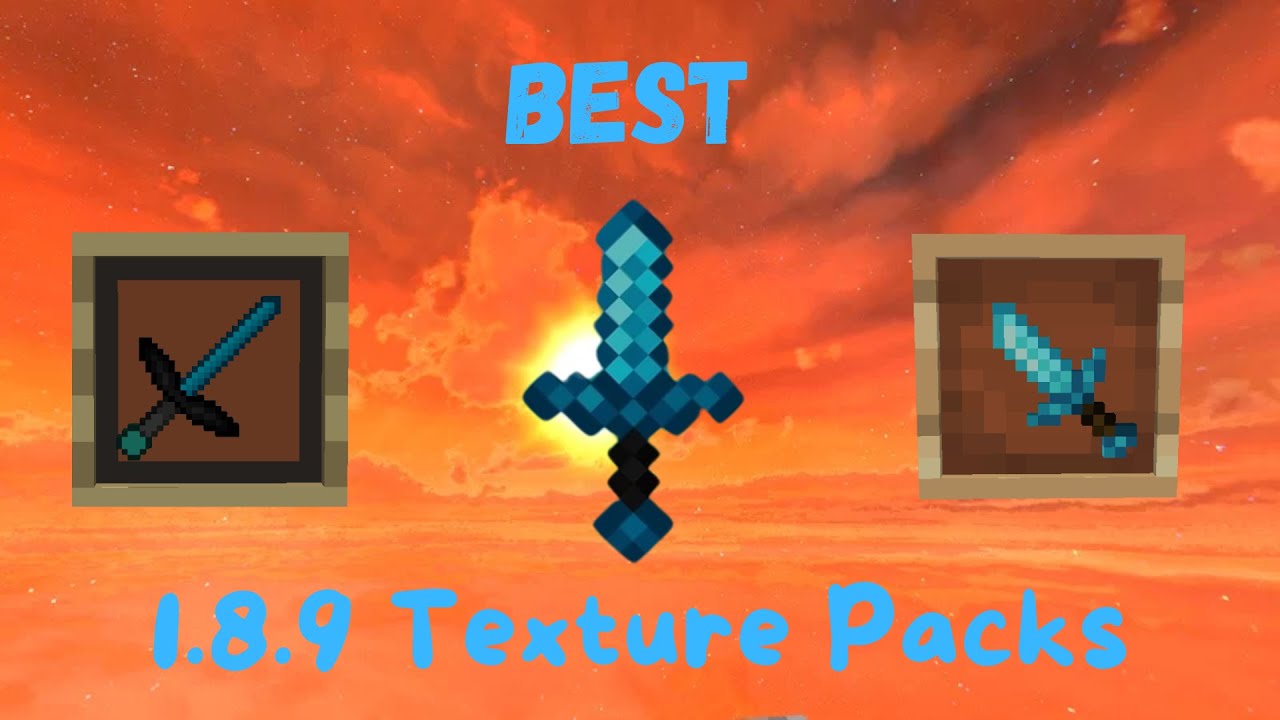 Top 3 Texture Packs For Minecraft 1.8.9 - YouTube