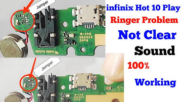 infinix Hot 10 Play sound speaker problem | infinix mobile ringer not clear sound problem New Tricks