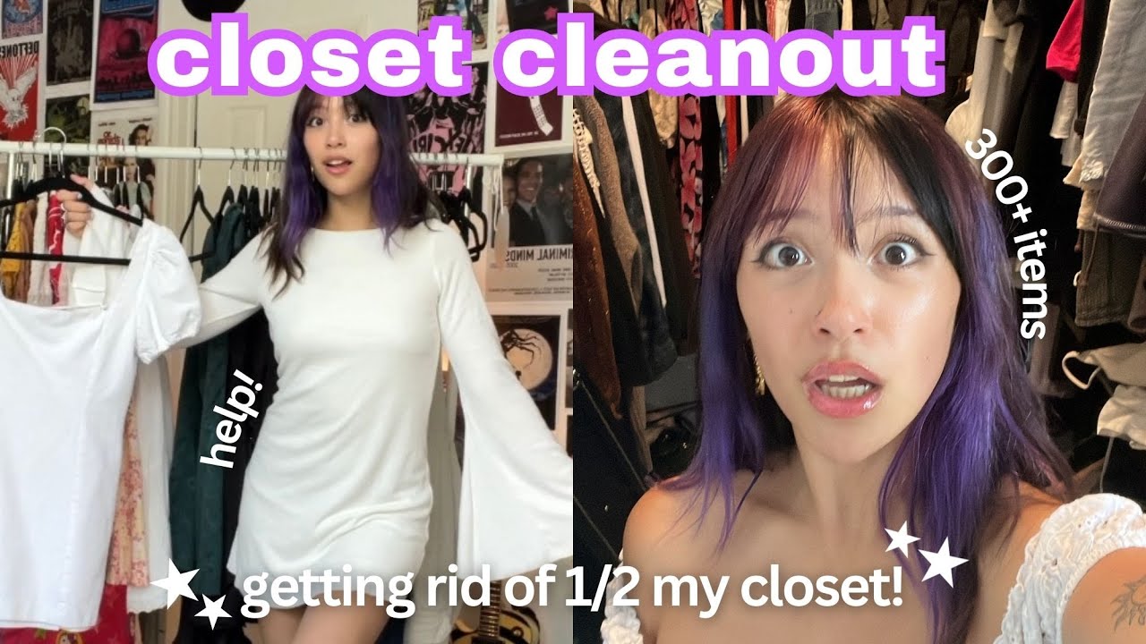 EXTREME CLOSET MAKEOVER⭐️ Dream aesthetic, satisfying organization, custom closet!