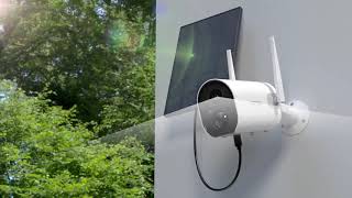 Conico Wireless Solar Powered Surveillance Wifi Cam With Solar Panel