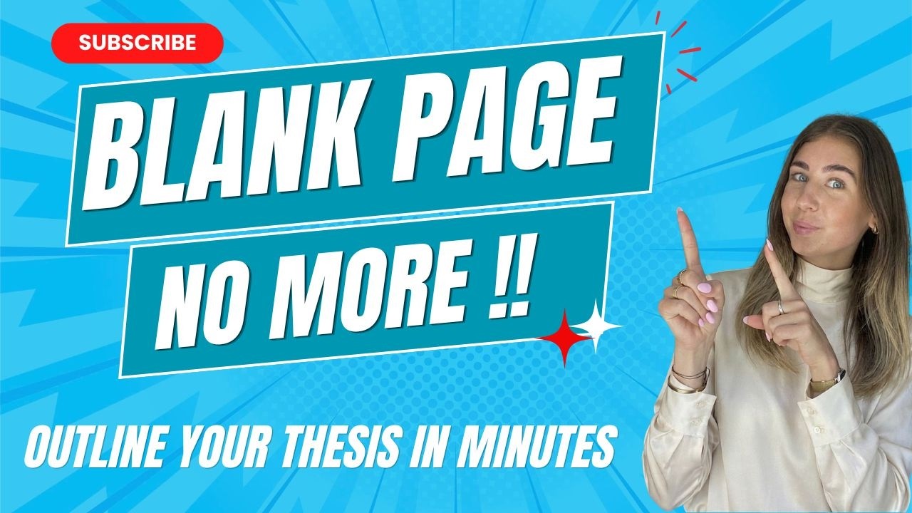 Blank Page to Full Thesis Outline in ONLY 10 Minutes Using AI 🎓 ThesisAI Tutorial for PhD Students!