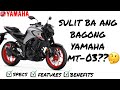 NEW YAMAHA MT-03 2020 / SPECS / FEATURES