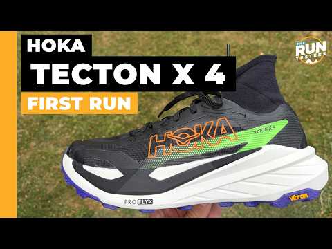 Hoka Tecton X 4 First Run Review: Two runners try Hoka’s new trail-running super-shoe