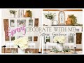 🌿EARLY SPRING DECORATE WITH ME | SPRING KITCHEN DECORATING IDEAS 2022 | COTTAGE FARMHOUSE STYLE