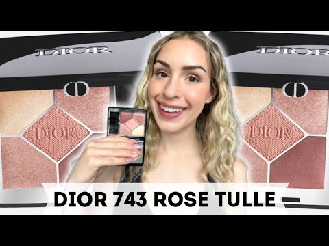 DIOR 5 COULEURS ROSE TULLE EYESHADOW PALETTE 💞 SWATCHES, DEMO