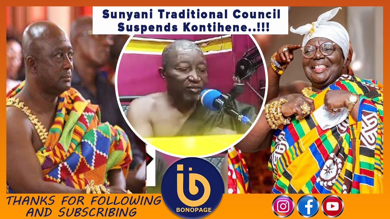Break: Sunyani Traditional Council Suspends Kontihene..!!! Kontire Kyeame Boye Boahen speaks...