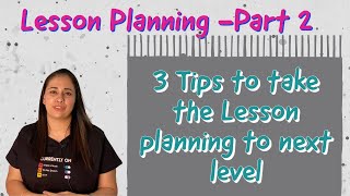lesson planning part 2/ how to make a lesson plan  #lessonplanning