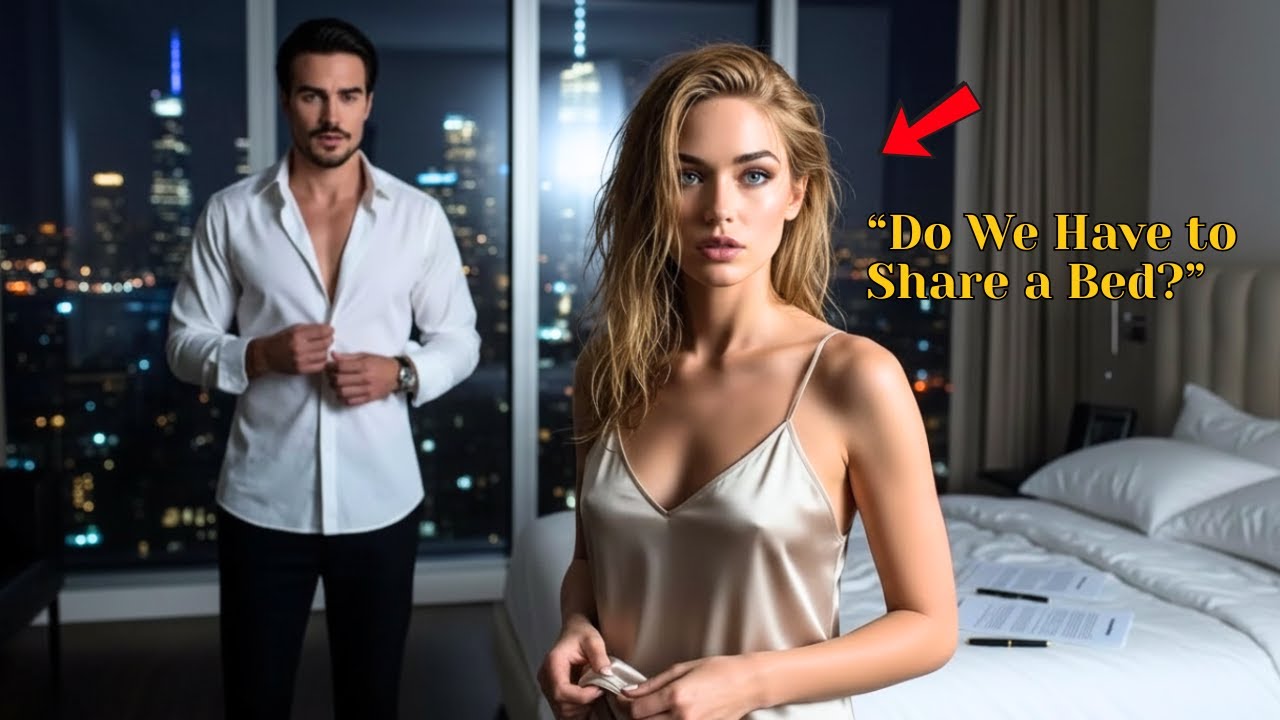 “Do We Have to Share a Bed?” — The Billionaire’s Marriage Contract with a Poor Girl… Until…