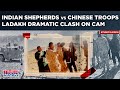 Indian shepherds pelt stones chase chinas troops away ladakh clash on camera watch viral