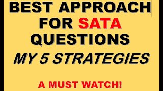 TIPS ON HOW TO PASS SATA NCLEX QUESTIONS 2021|STRATEGIES TO PASS SATA QUESTIONS|SATA APPROACH