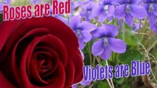 Video thumbnail of "ROSES ARE RED &  VIOLETS ARE BLUE"