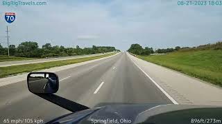 BigRigTravels LIVE | Fairborn to Obetz, OH (8/21/23 5:53 PM)