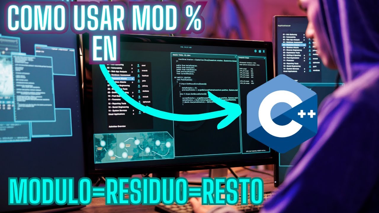 COMO OBTENER el RESIDUO de una DIVISION en C++ - YouTube