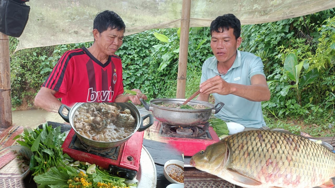 Nồi lẩu cá ngày mưa gió. (sọn đam mê TV)