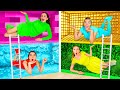 ベッドの下の秘密の部屋四色チャレンジ | クレイジーチャレンジ TeamTeen Challenge