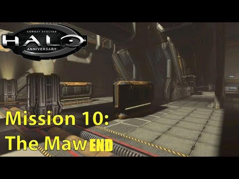 HALO 1 MISSION 10 END The Maw - YouTube