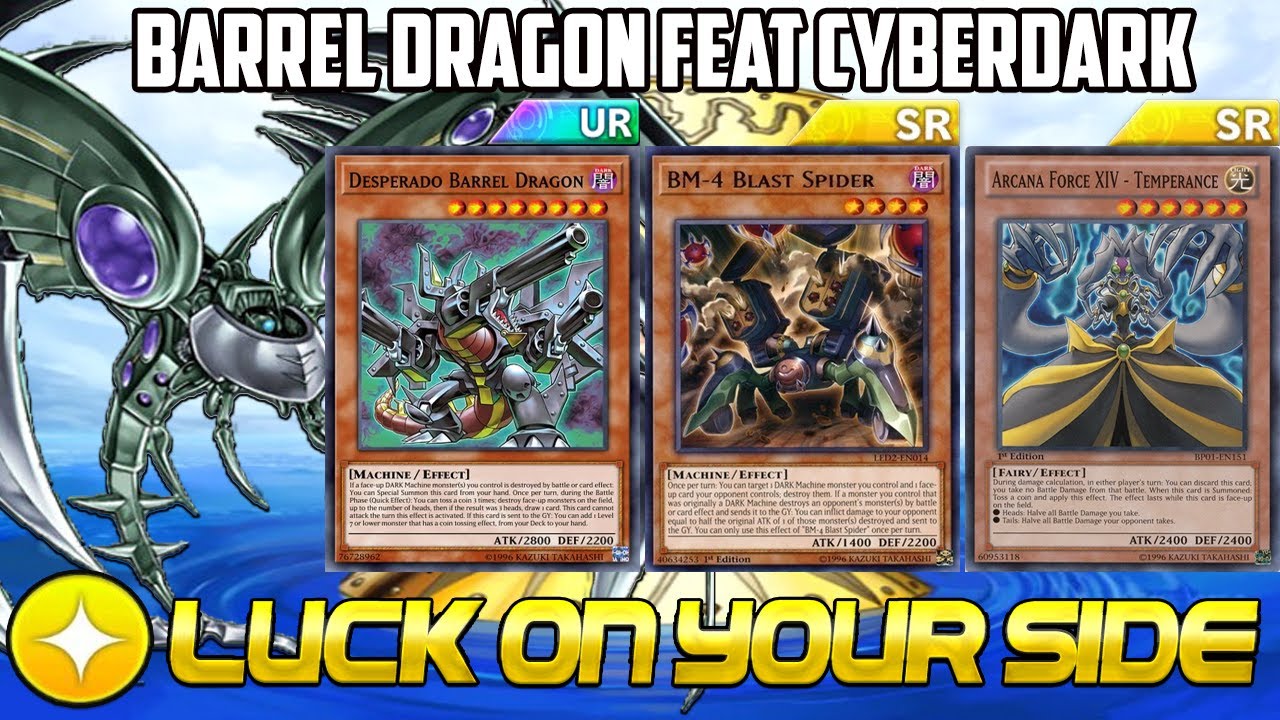 New Competitive Barrel Dragon Feat Cyberdark Engine | Full Metal Desperado [ Yu-Gi-Oh! DUEL LINKS ]