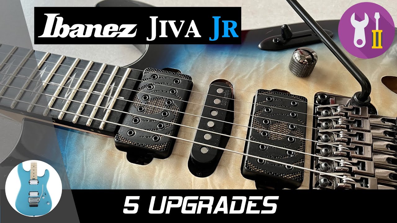 Ibanez Jiva Jr - 5 upgrades  that didn't all go as planned