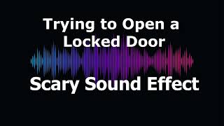 Trying to Open a Locked Door | Scary Sound Effect