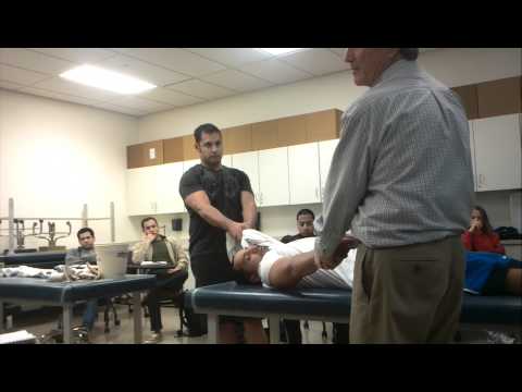 Shoulder Dislocation: Hippocratic Method - Tom Demo
