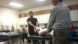 Shoulder Dislocation: Hippocratic Method - Tom Demo