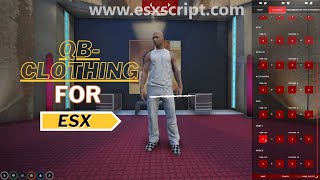 [ESX] Clothing Store FiveM Script | QBCore Inspired
