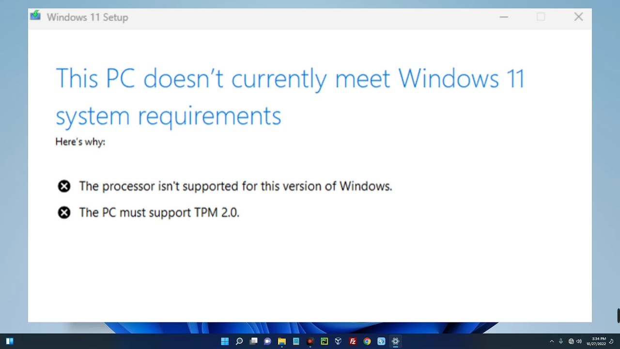 Upgrade to Windows 11 22H2 on Unsupported Hardware