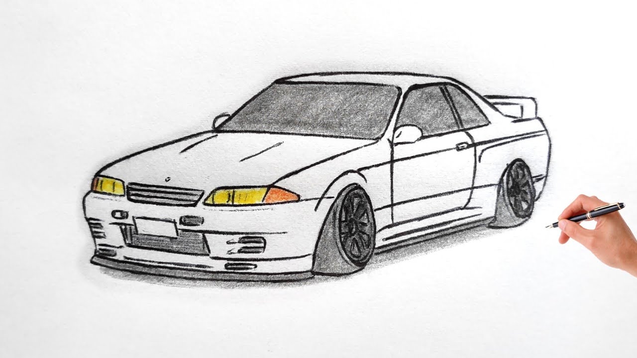 Nissan Skyline GTR Coloring Pages