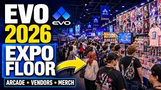 EVO 2026 Was INSANE! Full Expo Floor Walkthrough, Arcades, Vendors & More