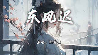 王梓钰 - 东风迟『东风辗转吹来迟 花下误了与君识，昨夜星辰皆从此逝 旧人旧梦无人知。』【动态歌词MV】