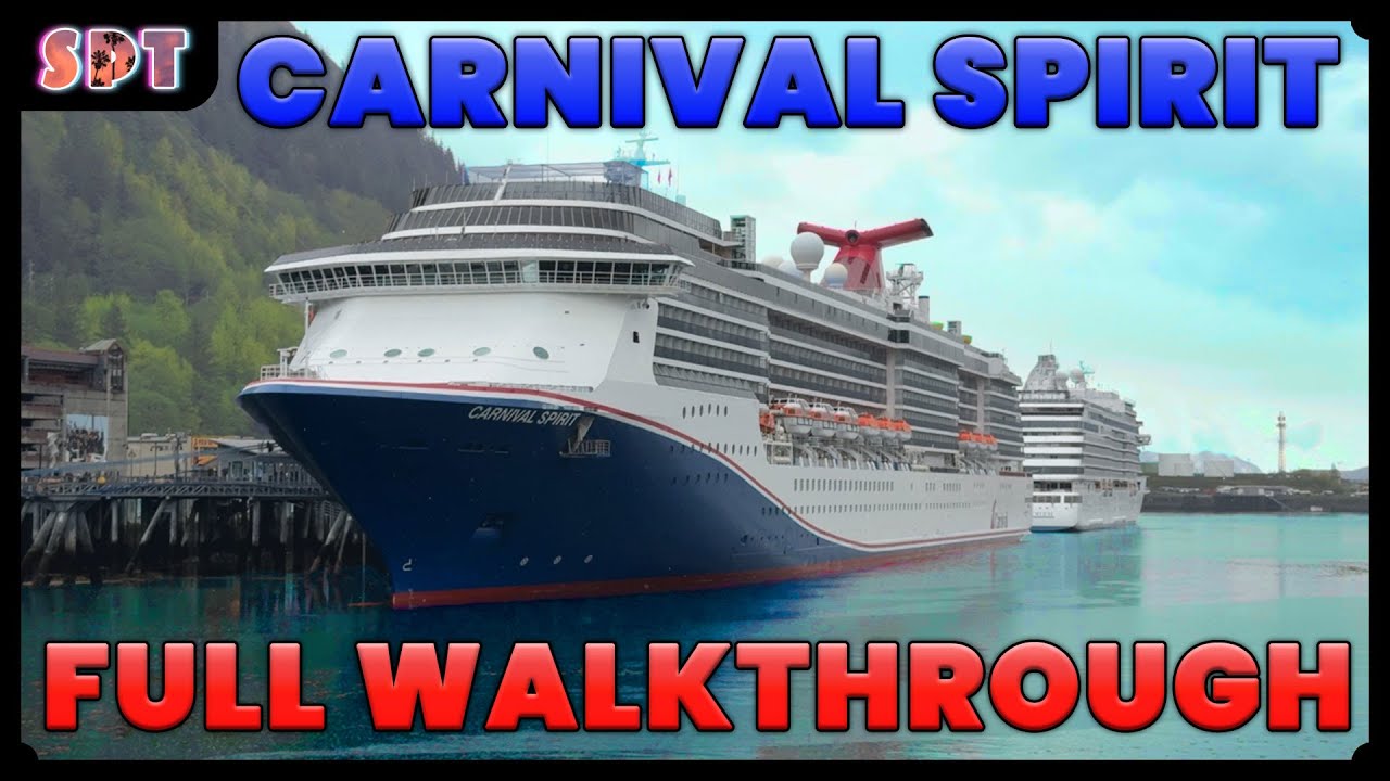 Carnival Spirit Walkthrough | Alaska Cruise Ship Tour 2025