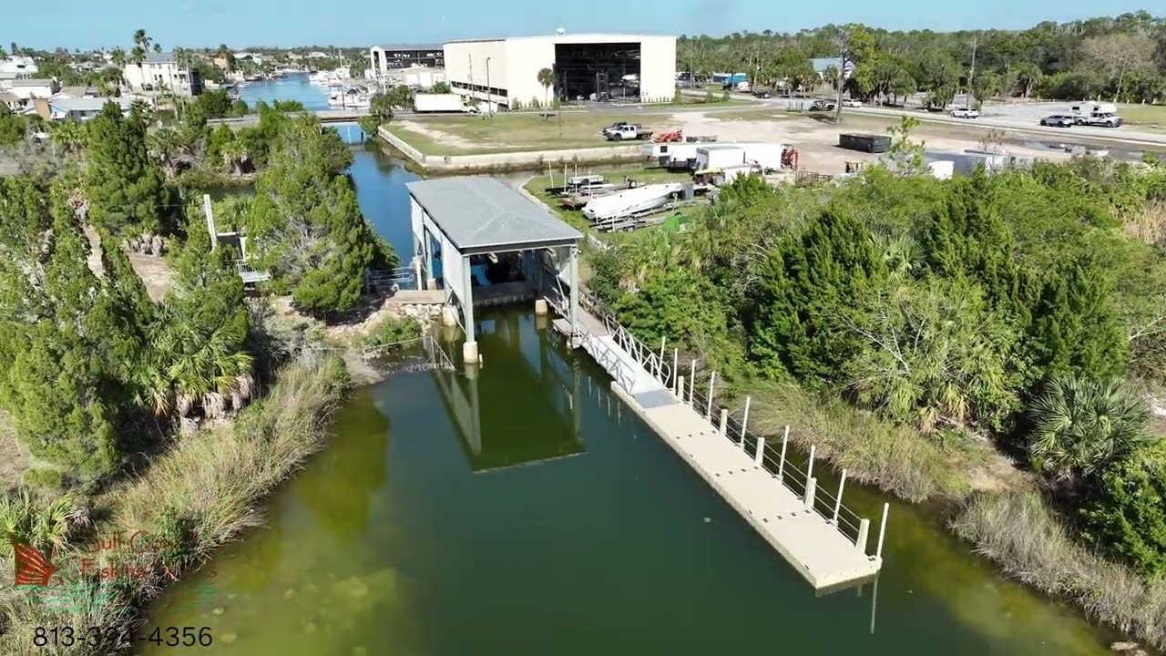 Hernando Beach the Boat Lift and Fixed Bridge separating Direct Gulf Access vs Indirect Gulf Access